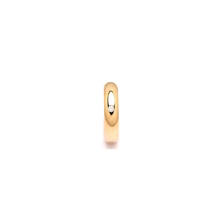 Vielsesring i 9 karat guld 0,05 ct