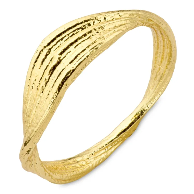 ring i forgyldt messing - Eliné