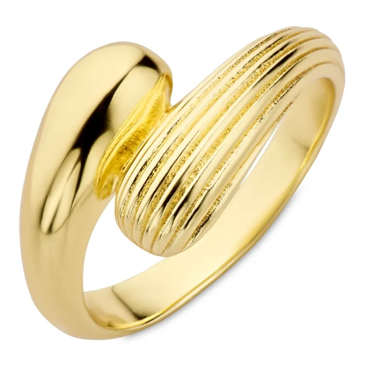 ring i forgyldt messing - Eliné