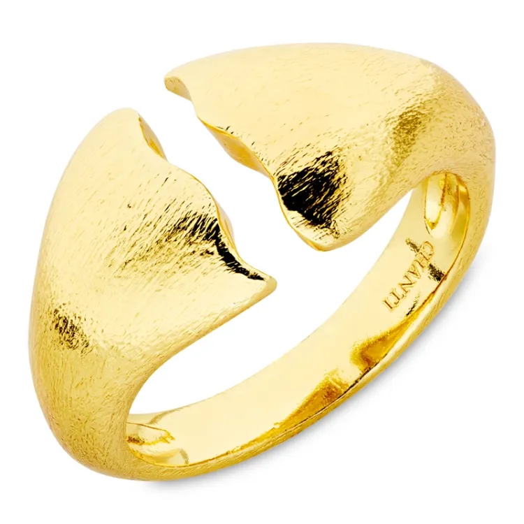 ring i forgyldt messing - Eliné