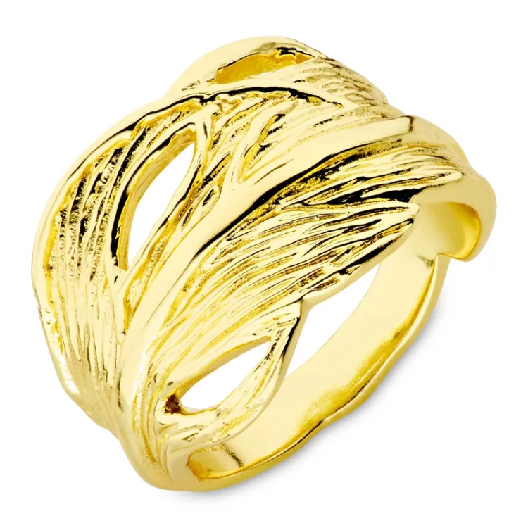 ring i forgyldt messing - Eliné