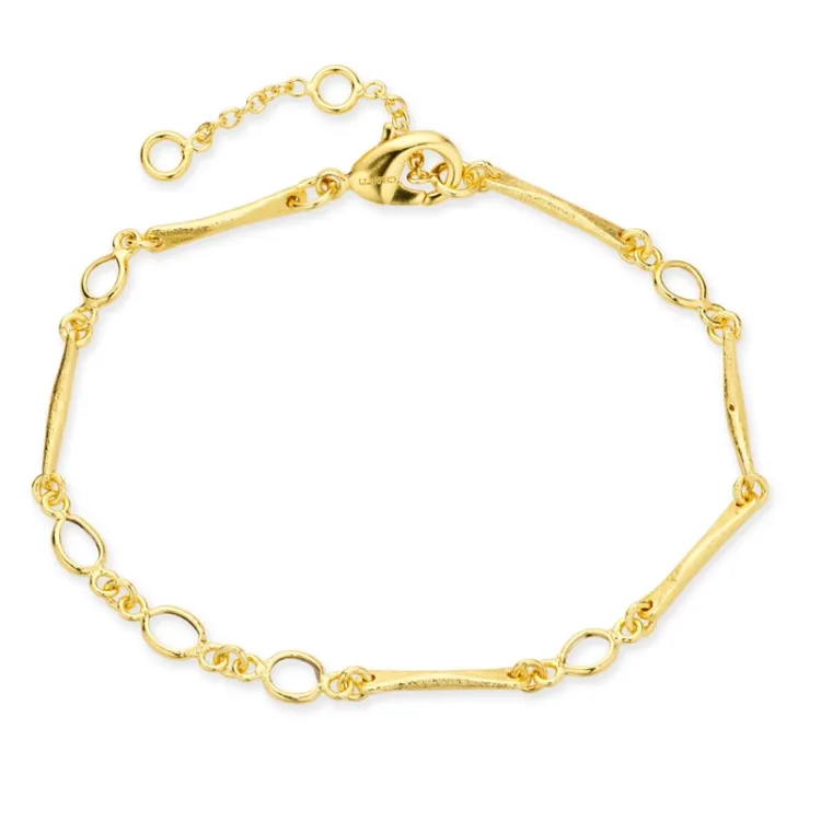 armbånd i forgyldt messing - Eliné