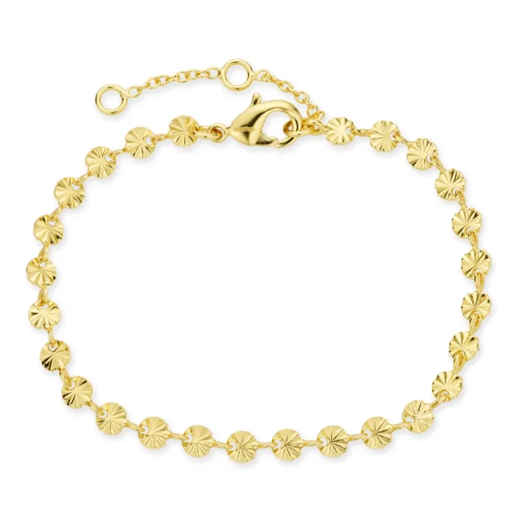 armbånd i forgyldt messing - Eliné