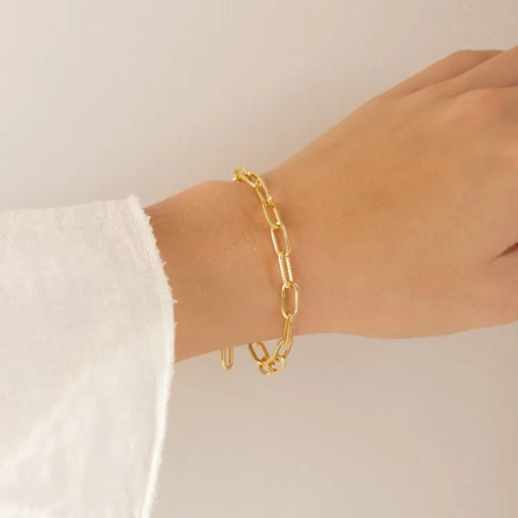 armbånd i forgyldt messing - Eliné