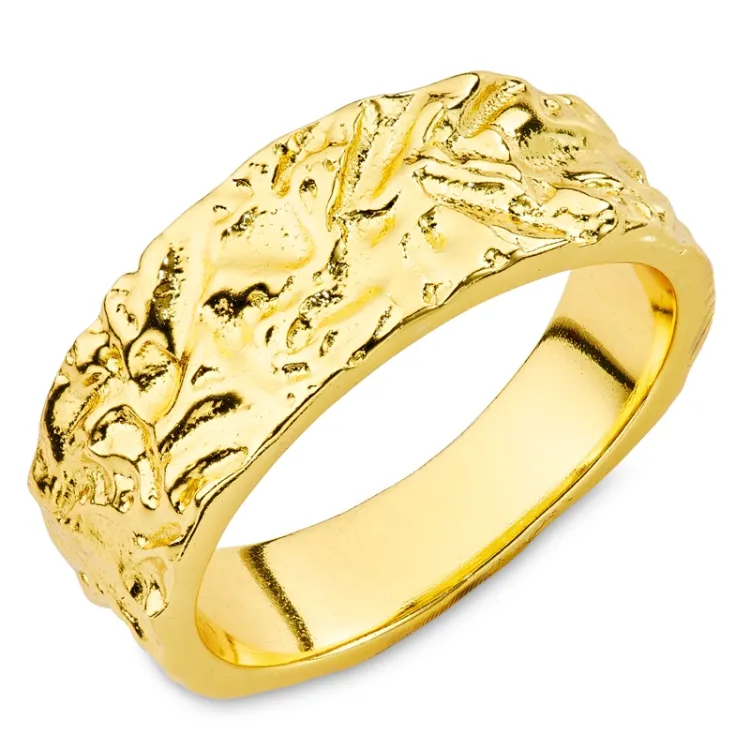 ring i forgyldt messing - Eliné