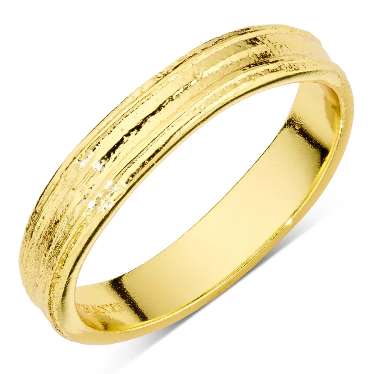 ring i forgyldt messing - Eliné