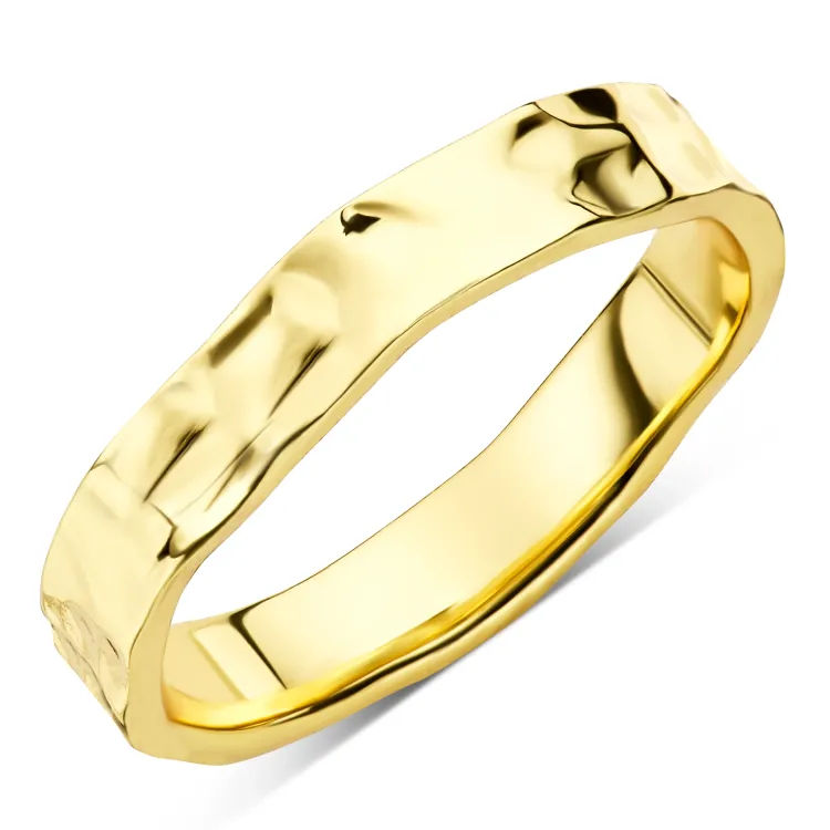 ring i forgyldt messing - Eliné