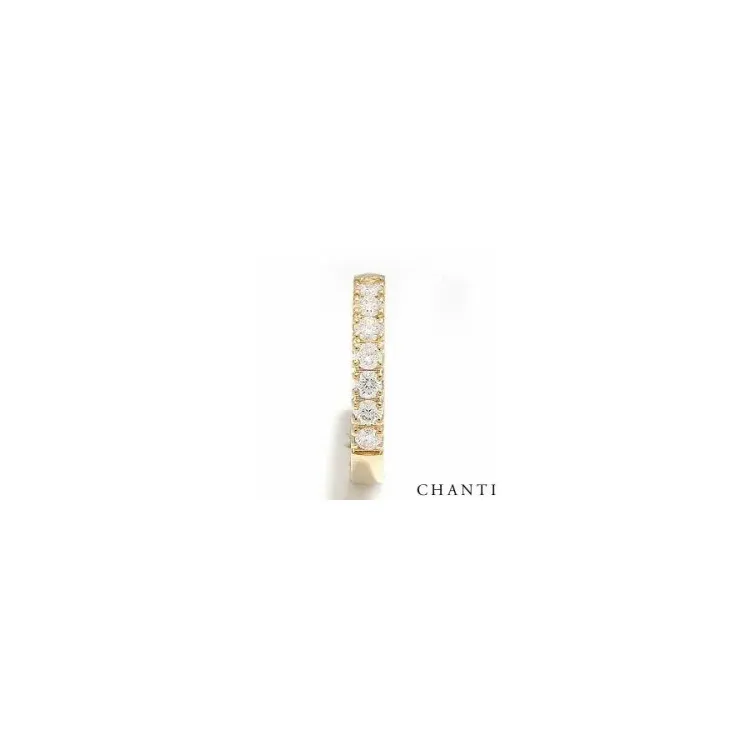 Elegant brillant vielsesring i 14 karat guld 0,07 ct