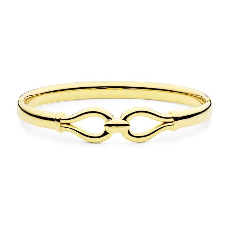 vandfast infinity armring i forgyldt stål - OCEANA