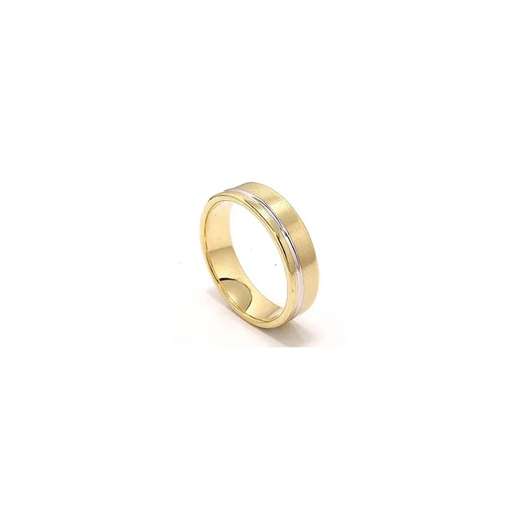 Kollektionsprøve ring i 14 karat guld.- og hvidguld