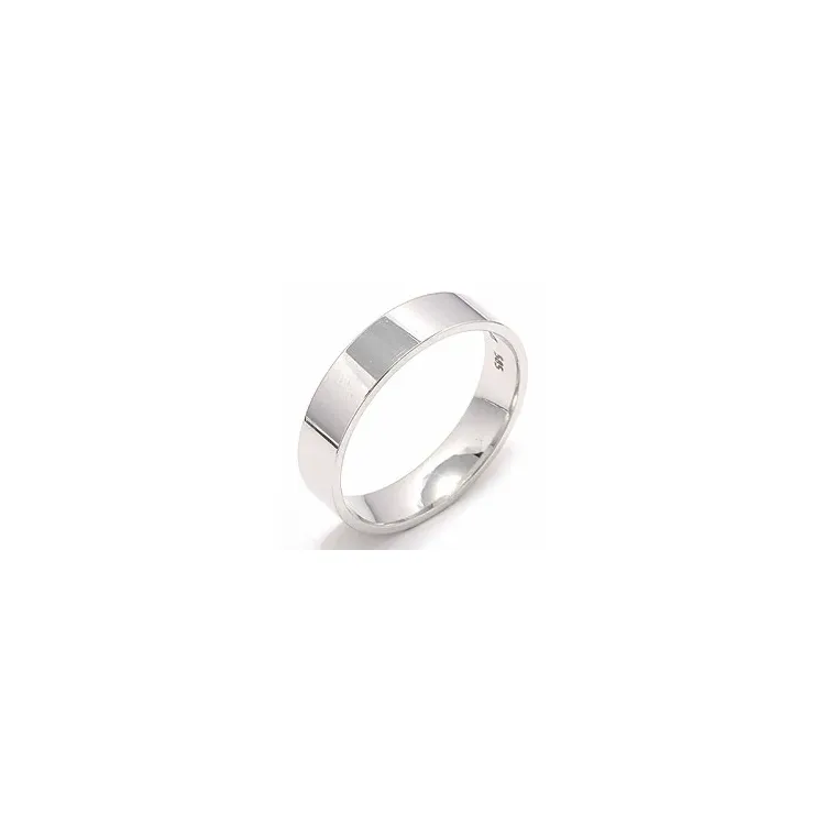 Vielsesring i 14 karat hvidguld