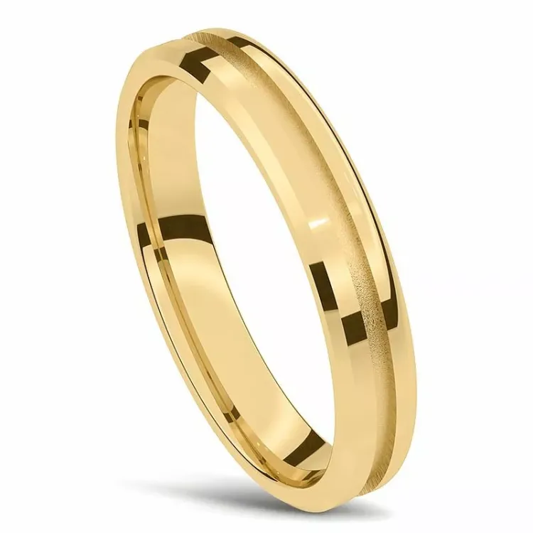 Herrering i 14 karat guld