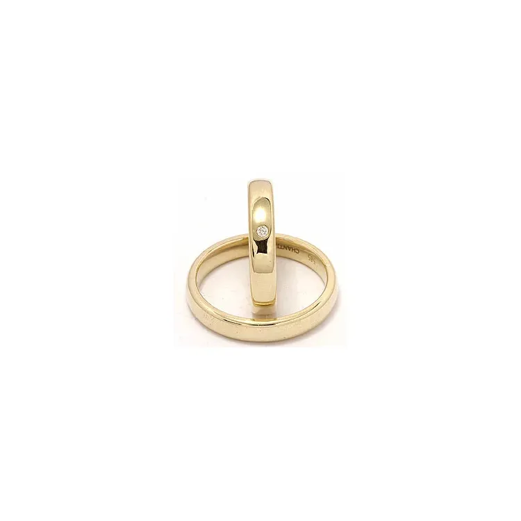 Vielsesringe i 9 karat guld 0,02 ct