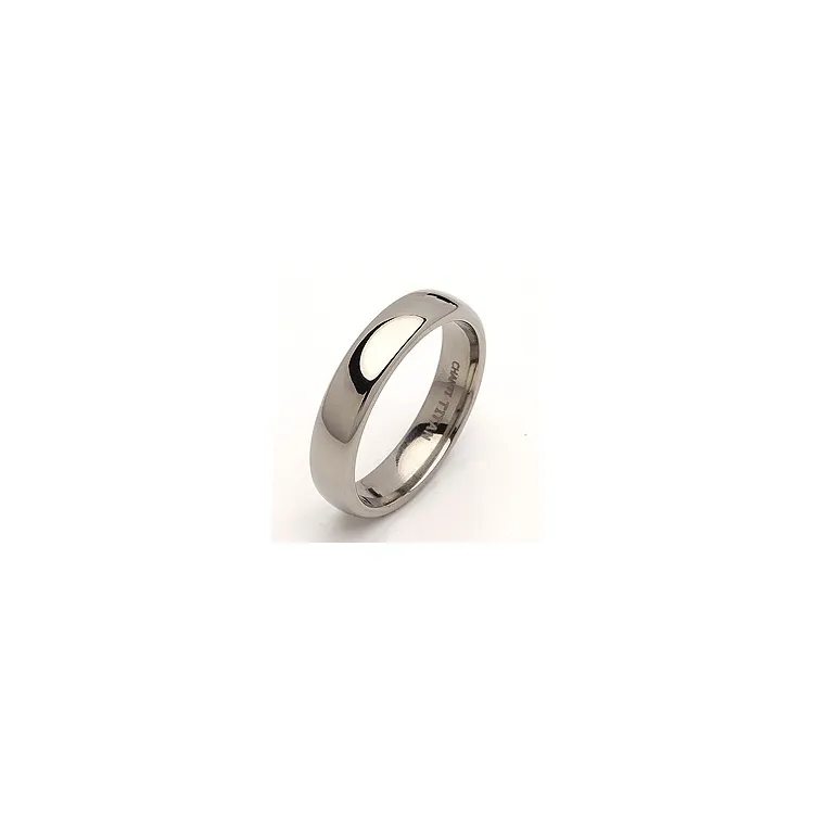 Vielsesring i titanium