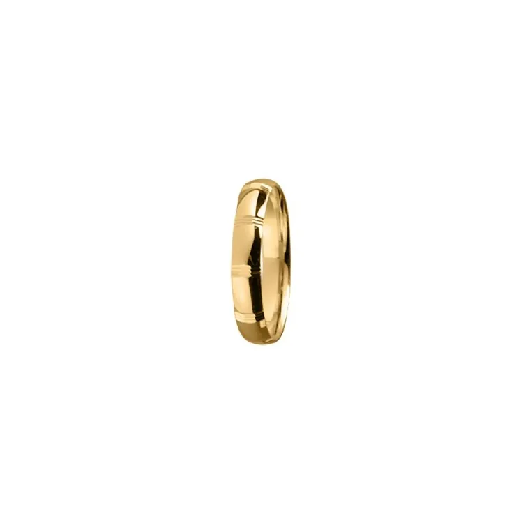 Vielsesring i 14 karat guld