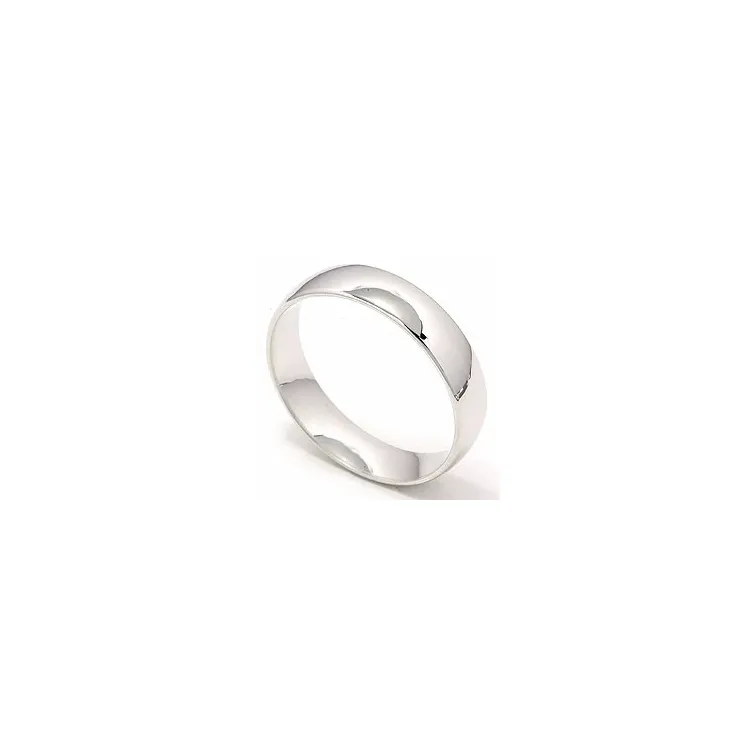 mande vielsesring i 14 karat hvidguld
