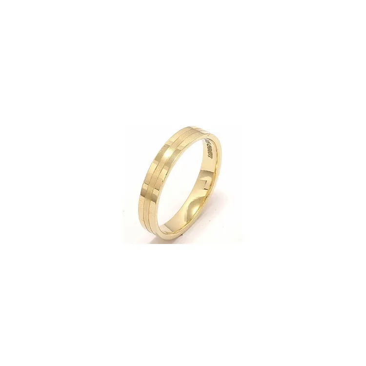 Mande vielsesring i 14 karat guld