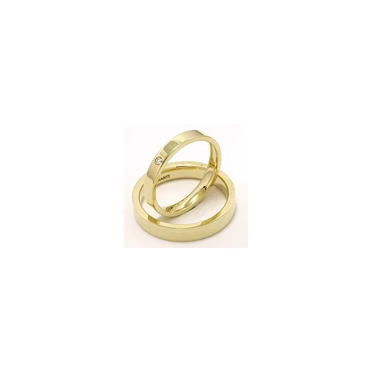 Vielsesringe i 9 karat guld 0,02 ct