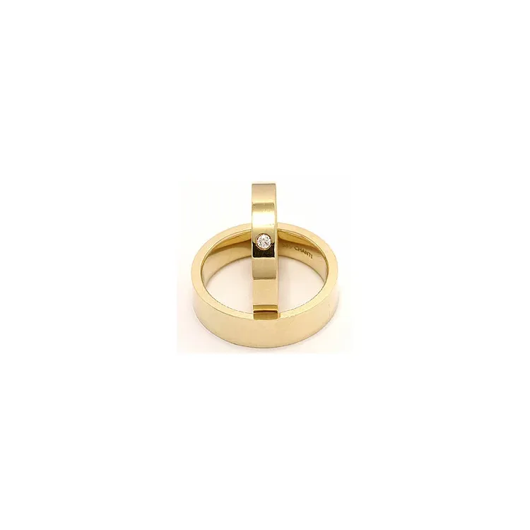 Vielsesringe i 9 karat guld 0,05 ct