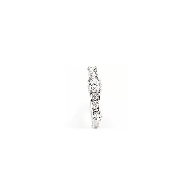 Ring i rhodineret sølv