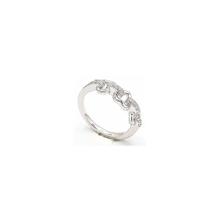 ring i rhodineret sølv
