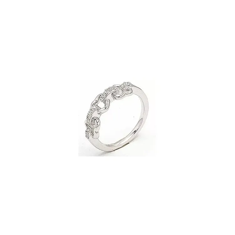 ring i rhodineret sølv