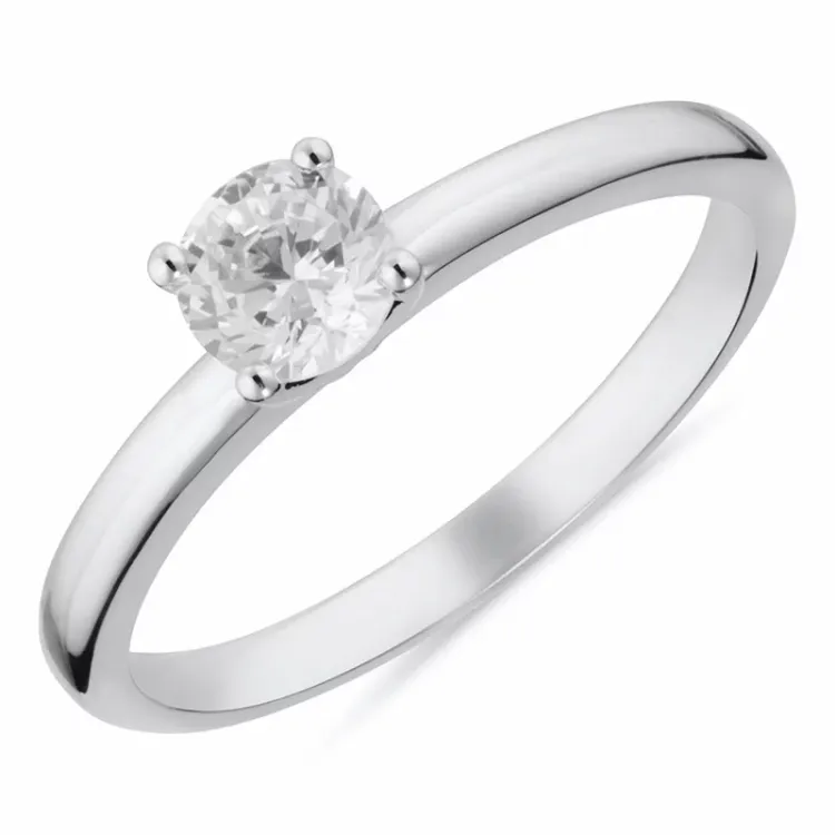 Kollektionsprøve zirkon ring i sølv