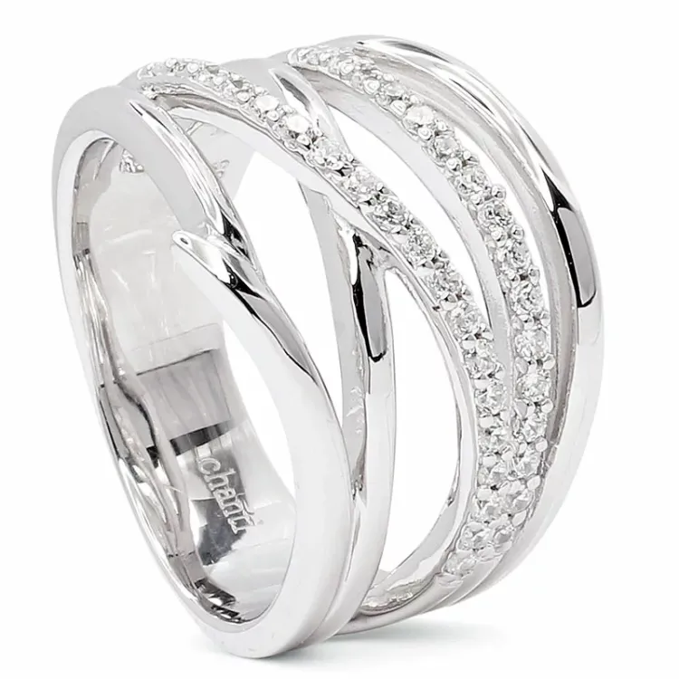 Kollektionsprøve zirkon ring i sølv