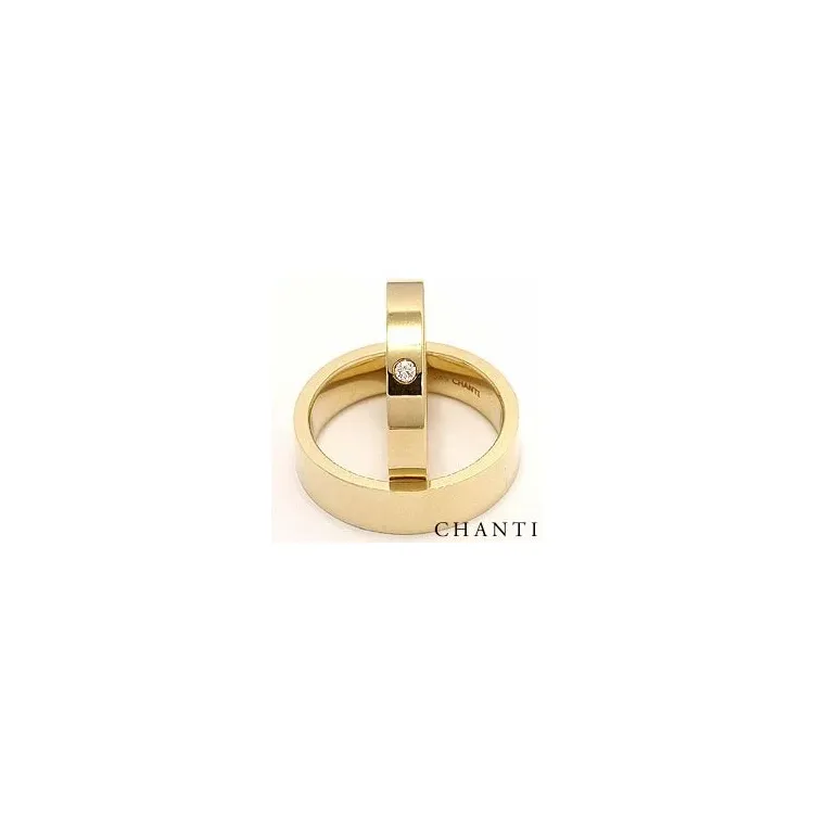 diamant vielsesringe i 14 karat guld 0,05 ct - sæt