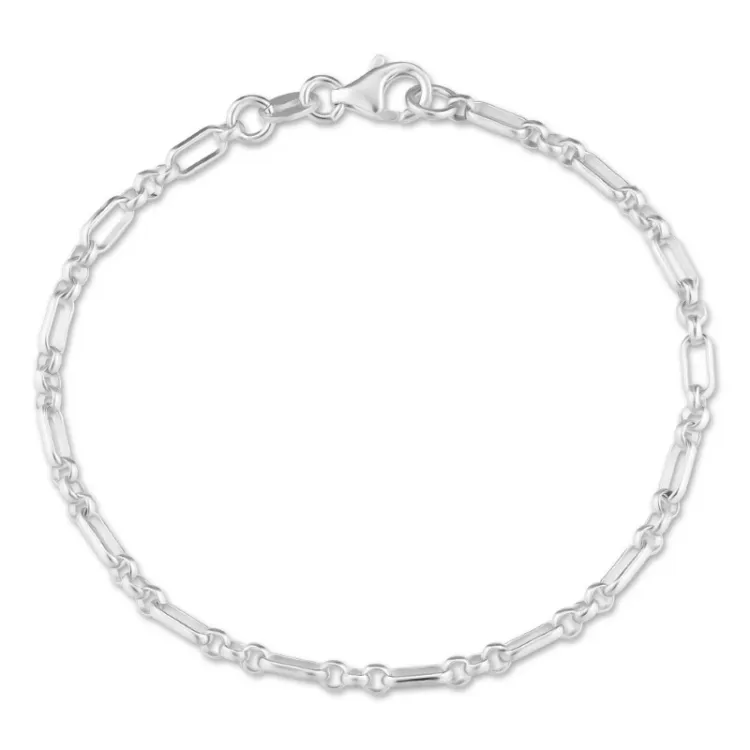 armbånd i sølv 17, 18cm x 2,7 mm