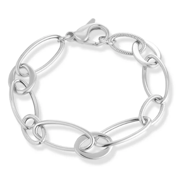 armbånd i sølv 17, 18cm x 9,7 mm