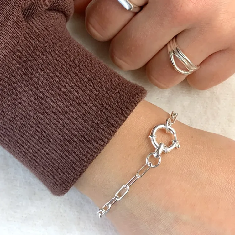 armbånd i sølv  x 3,6 mm