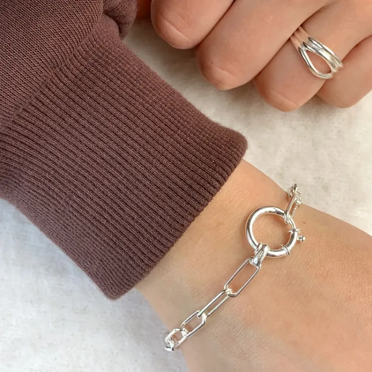 armbånd i sølv  x 5,1 mm