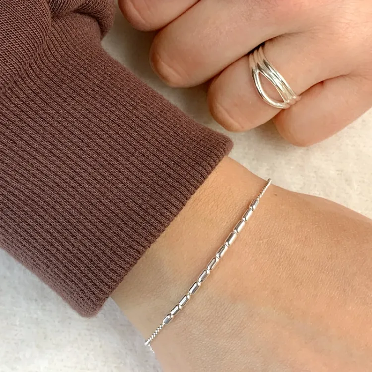 armbånd i sølv  x 2,1 mm