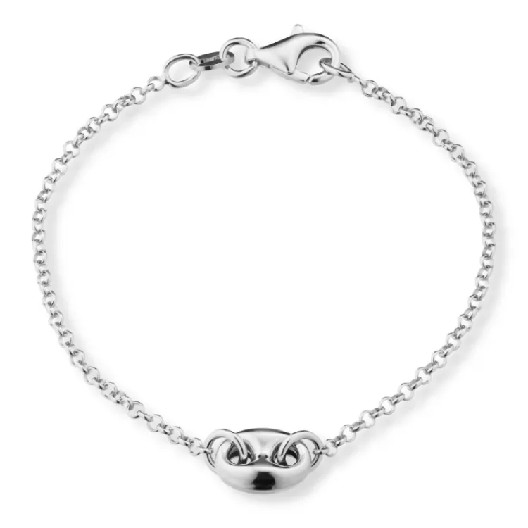 armbånd i sølv 17, 18cm x 8,0 mm