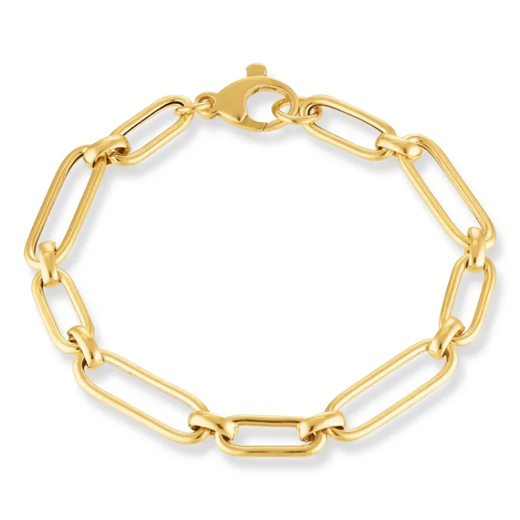 armbånd i forgyldt sølv  x 6,3 mm