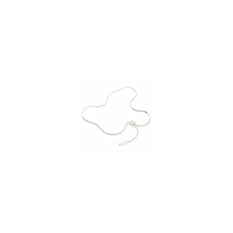 Ankelkæde i sølv  x 1,0 mm