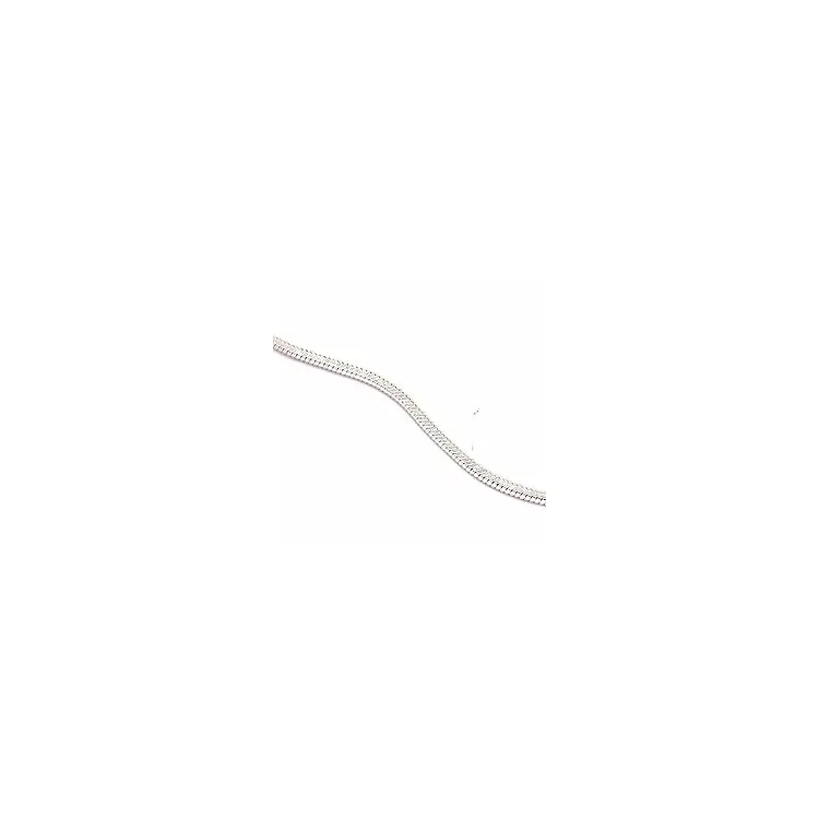 Ankelkæde i sølv  x 1,0 mm
