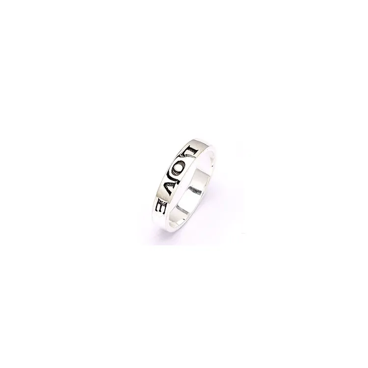 Love ring i sølv