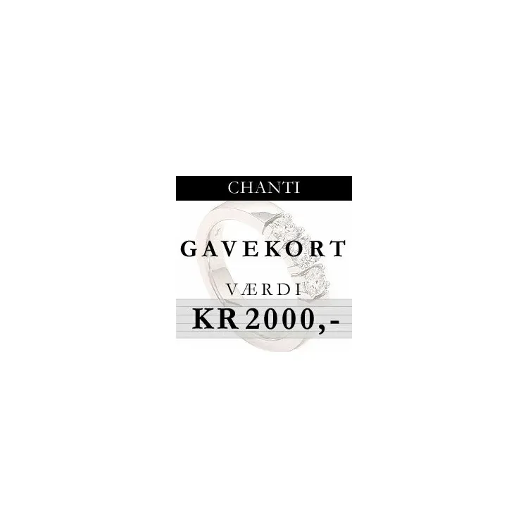 Gavekort til CHANTI.DK