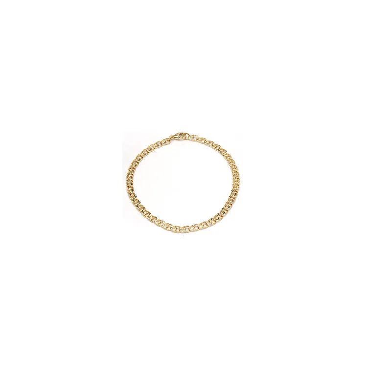 BNH bismarkarmbånd i 8 karat guld 17 cm x 3,5 mm