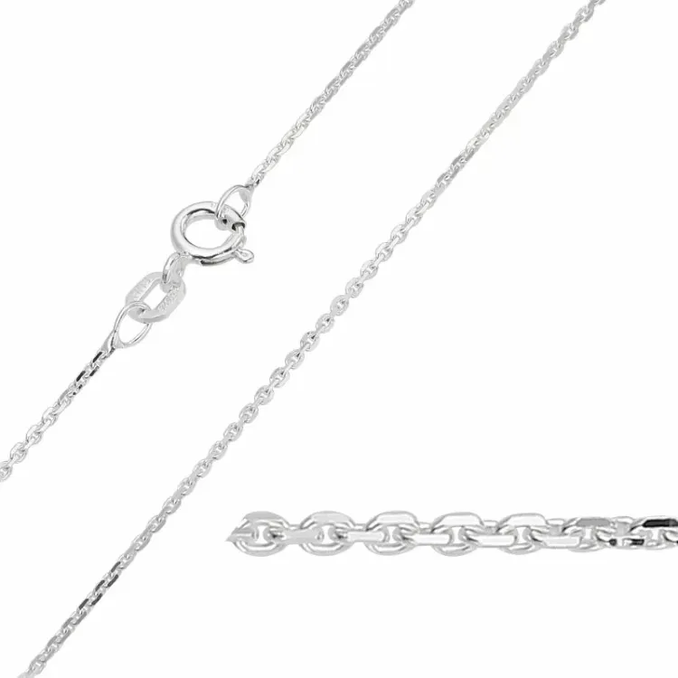 BNH Anker facet armbånd i sølv 17 cm x 1,1 mm