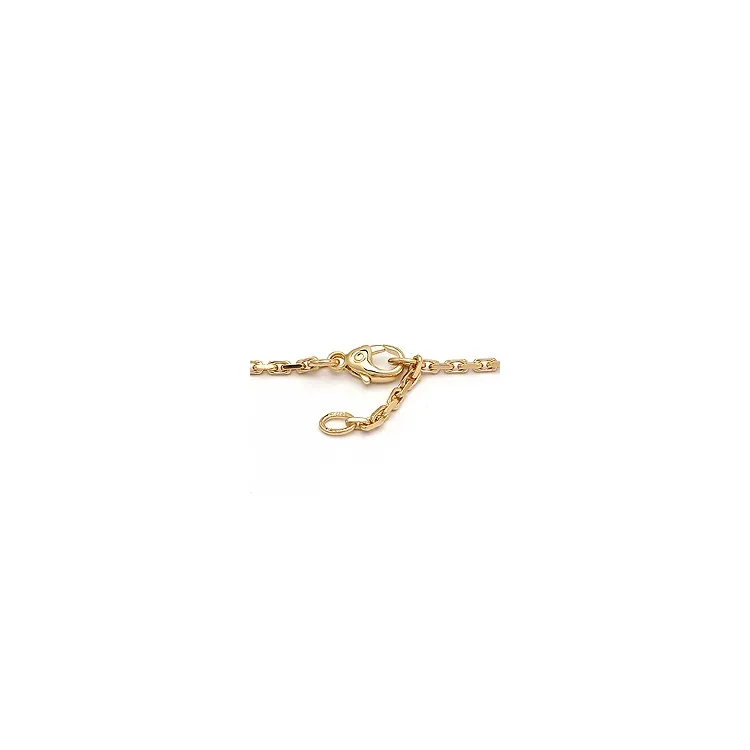 Enkel BNH ankelkæde i 14 karat guld 24-26 cm x 2,0 mm