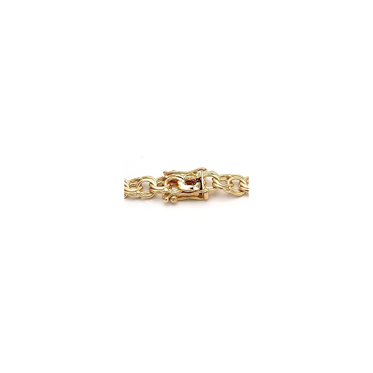 BNH bismarkarmbånd i 8 karat guld 18,5 cm x 6,1 mm