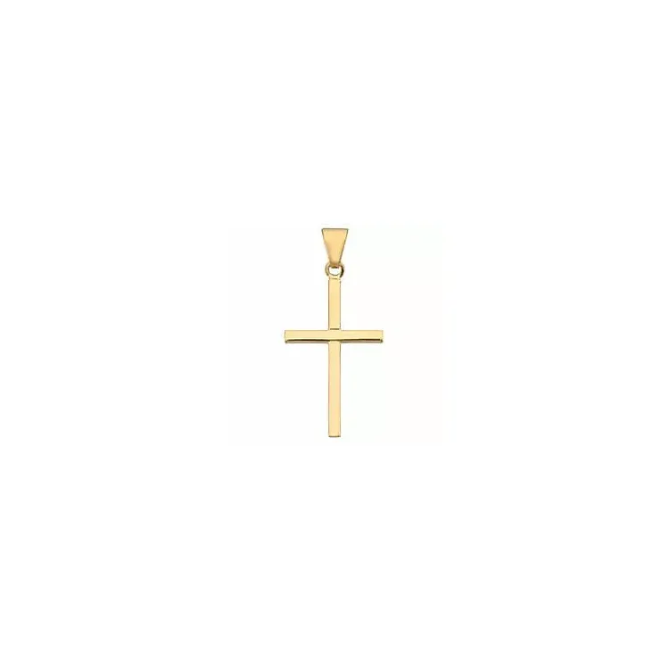 17 x 27 mm guld BNH kors i 8 karat guld - Amoré