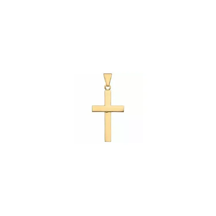 17 x 27 mm kors BNH kors i 14 karat guld - Amoré