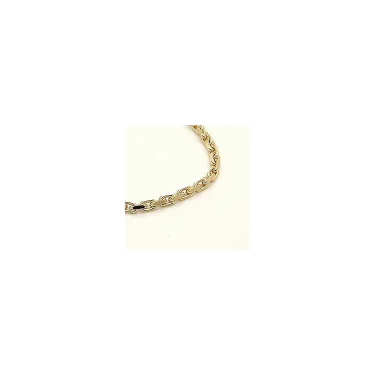 BNH Anker facet halskæde i 8 karat guld 38 cm x 1,4 mm