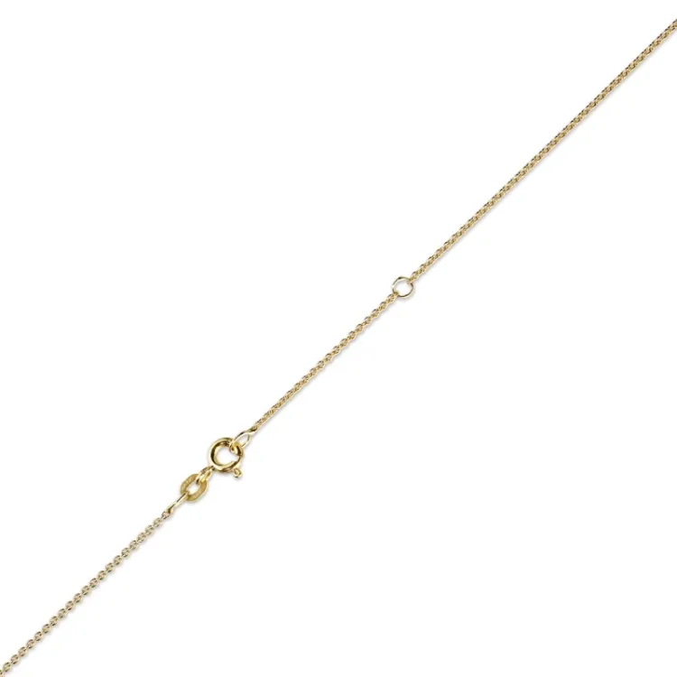 BNH anker rund halskæde i 8 karat guld 42 - 45 cm x 1,5 mm