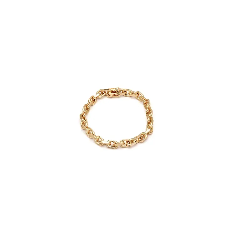 BNH Anker facet armbånd i 8 karat guld 18,5 cm x 6,0 mm