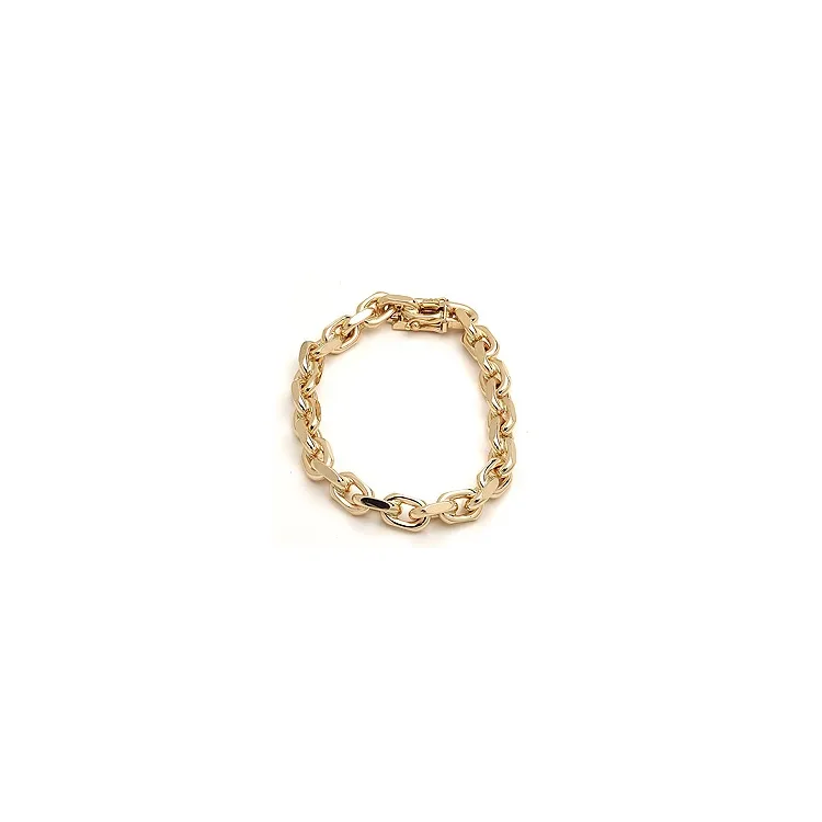 BNH Anker facet armbånd i 8 karat guld 18,5 cm x 7,5 mm